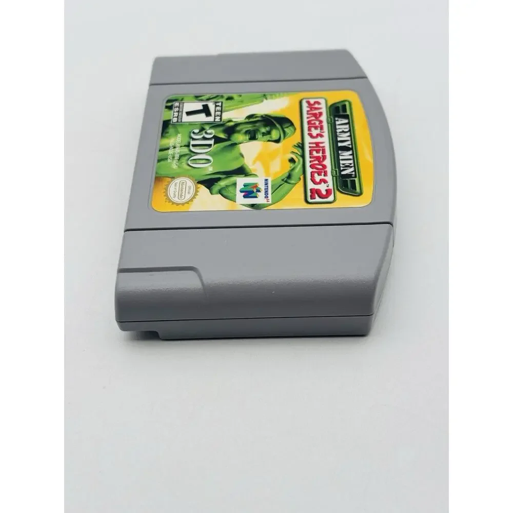 Army Men: Sarge's Heroes 2 (Nintendo 64, 2000) N64 Cart Only Authentic TESTED